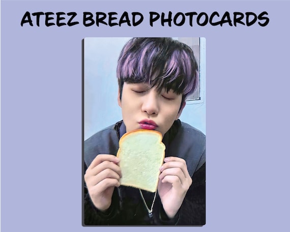 ATEEZ Bread Photocards || Unofficial/fandmade - Etsy