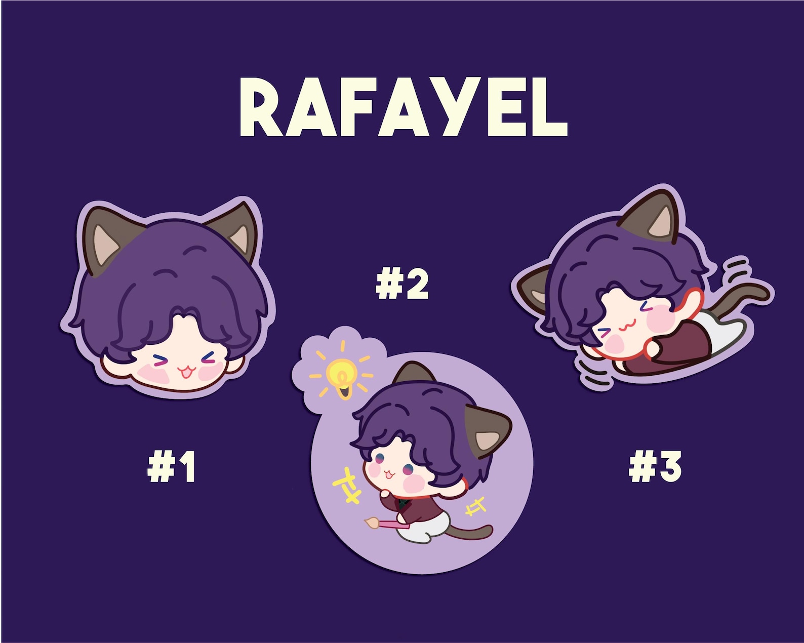 New Valko Stickers!!! Love and Deepspace Chibi Cat Butler Stickers ...
