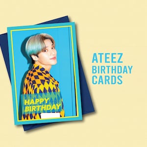 Kpop Bias Birthday Card | Cute ATINY Gift