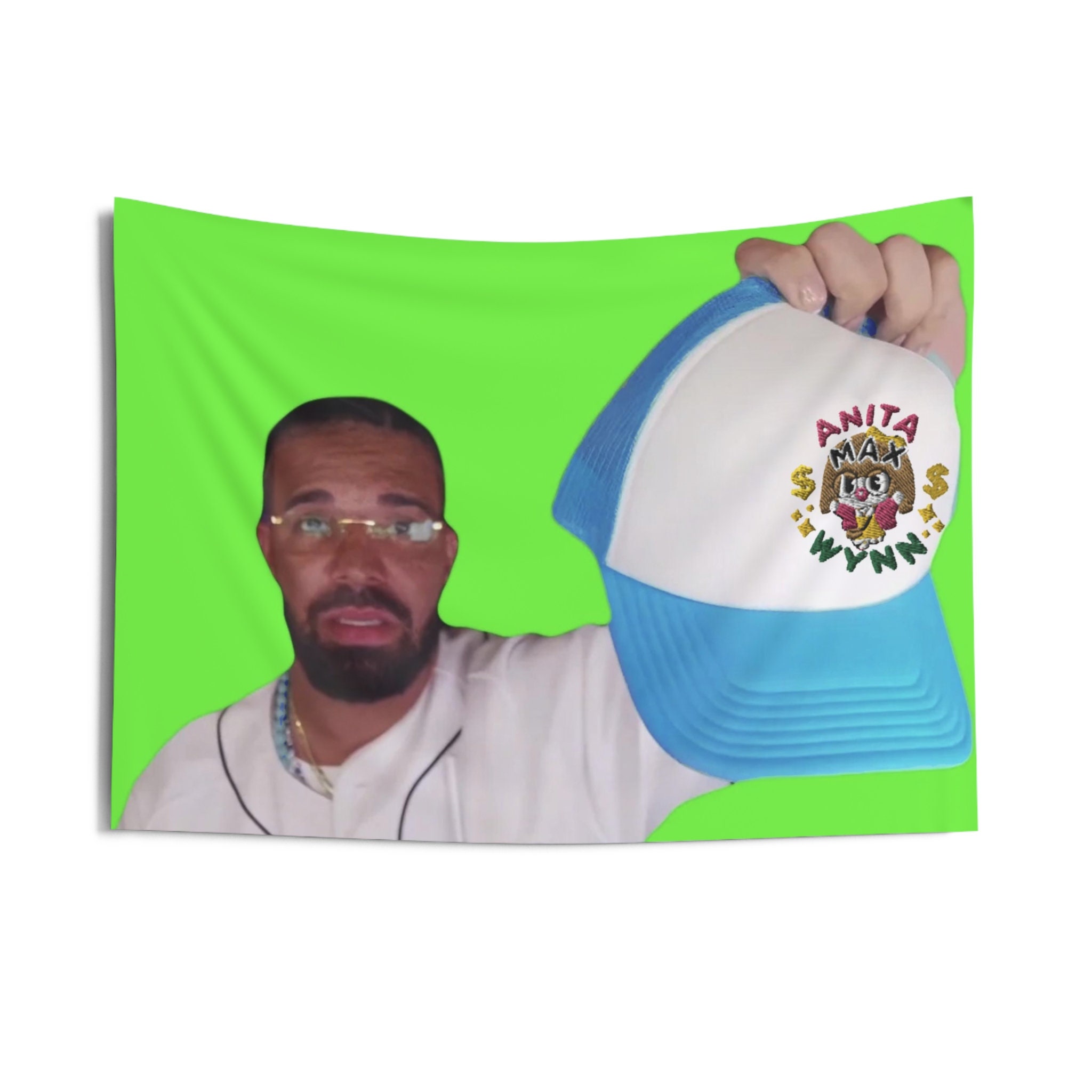 Drake Meme Flag Anit Max Wynn College Wall Decor Drake Funny Rapper