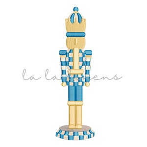 Check Nutcracker | Mini Stitch Fill | Christmas | Machine Embroidery | Embroidery Design | 4x4 | 5x7 | Silhouette | PES