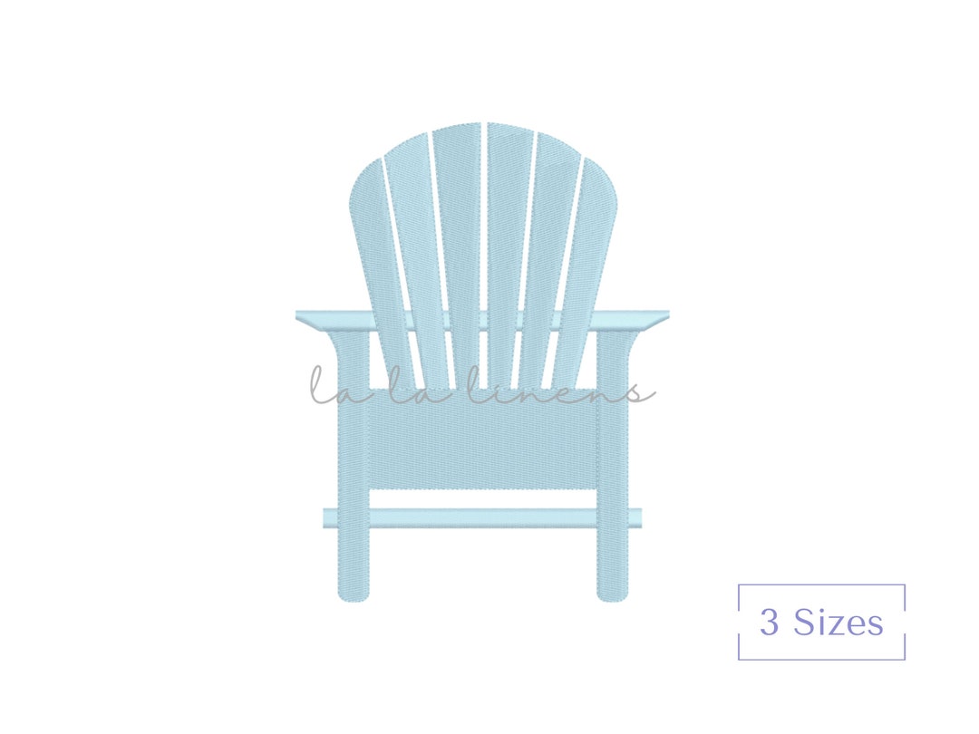 Adirondack Chair Machine Embroidery Embroidery Design 4x4 5x7 6x10