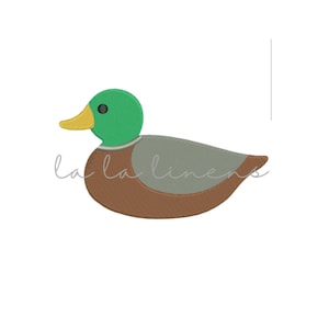 Mallard Duck | Stitch Fill Mini | Machine Embroidery | Embroidery Design | 4x4 | 5x7 | 6x10 | | 3 Sizes | 2.5 in | 4 in | 6 in
