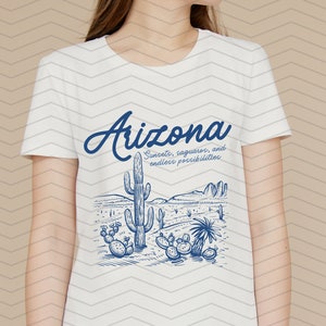 ARIZONA Shirt, Desert Shirt, Phoenix Arizona Shirt, Cactus Shirt, Desert Vibes Shirt, Grand Canyon Shirt, Arizona Tee