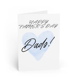 Gay Dad Vatertagskarte - LGBTQ + Grußkarte für Papa, Regenbogenfamilie Geschenke, gleichgeschlechtliche Eltern vorhanden, Pride Month Geschenk, LGBT-Vaterschaft