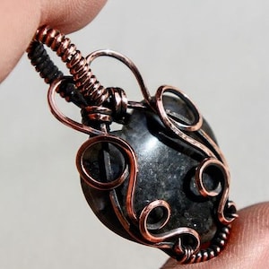 Heart Shaped Smokey Quartz Pendant Necklace