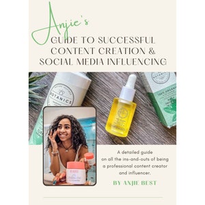 Influencer & Content Creator 72 PAGE GUIDE, How to Pitch Brands, Email Templates, Contracts, UGC, Growth Strategy for Instagram YouTube