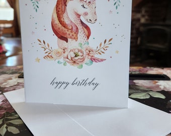 Little Girl Birthday Card