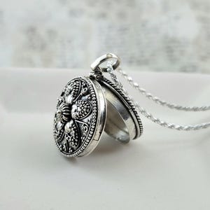 Eudora Sterling Silver Heart Locket Heart Crematio... - Grandado - View #7