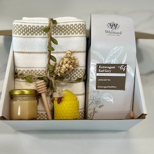 Whittard Tea & Honey Gift Box: Cozy Christmas, Fall, Sympathy Gift