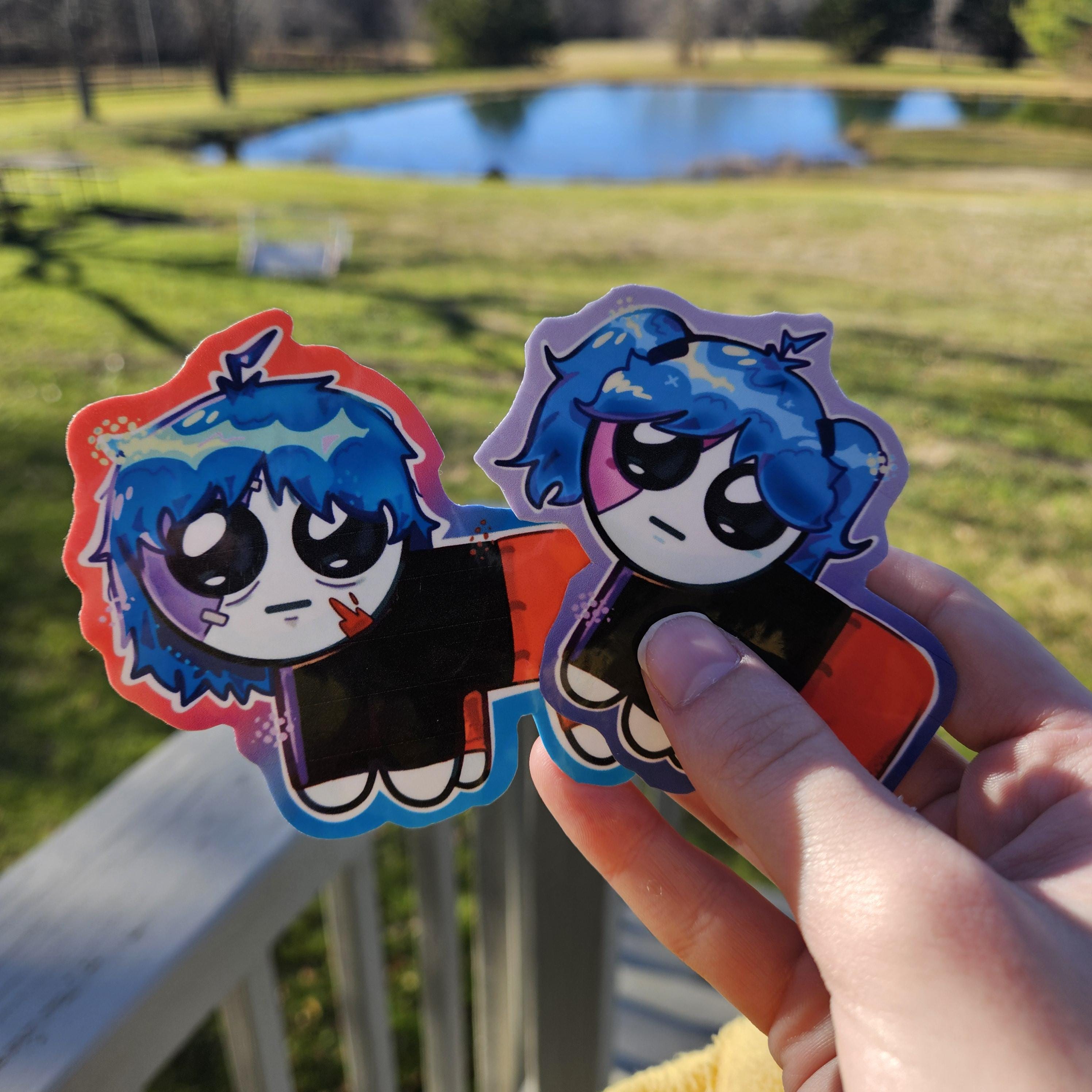 Sally Face Stickers | Sal Fisher Fanart | Video Game - Etsy