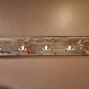 Barnwood coat hanger- real barnwood