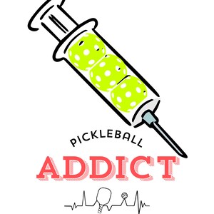Pickleball Addict Pegatina-Pegatinas divertidas-Pickleball-Pegatinas geniales-Pegatinas únicas-Deportes-Trendy-Motivacional