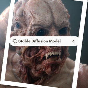Criaturas de terror corporal, modelo de difusão estável, download de modelos Ai,