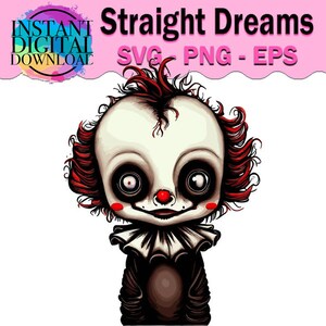 Clowns, Creepy and Cute Clown Illustrations