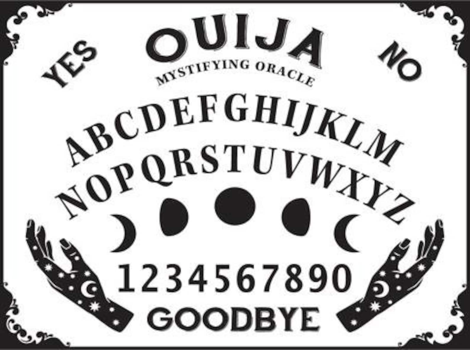 Spirit Board SVG Bundle, Ouija Style Board PNG EPS Files, Mystic ...