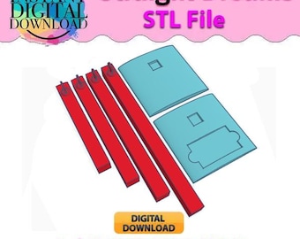 Key Chain Display Stand with 8", 10", 12", and 14" Stands. Plain Base and Base with Business Card Holder. Digital Download
