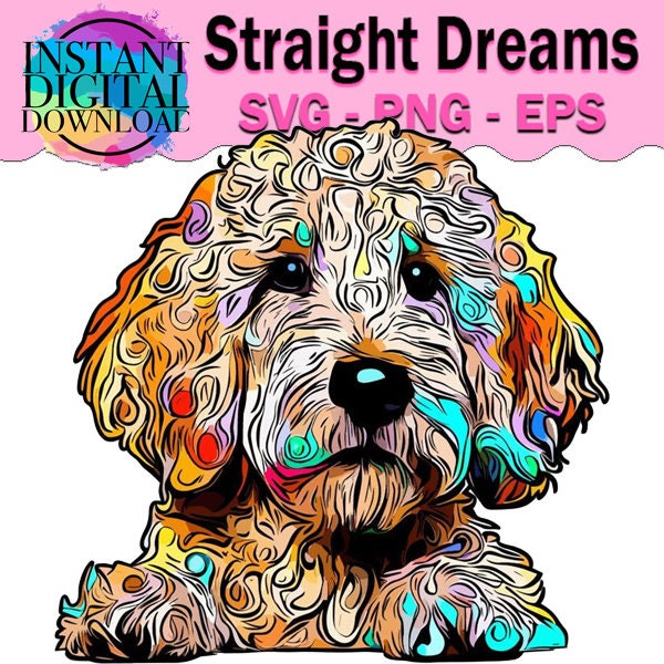 Golden Doodles Pop Art Style