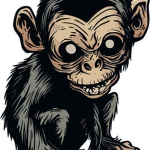 Monkeys Creepy Cute Collection - Etsy