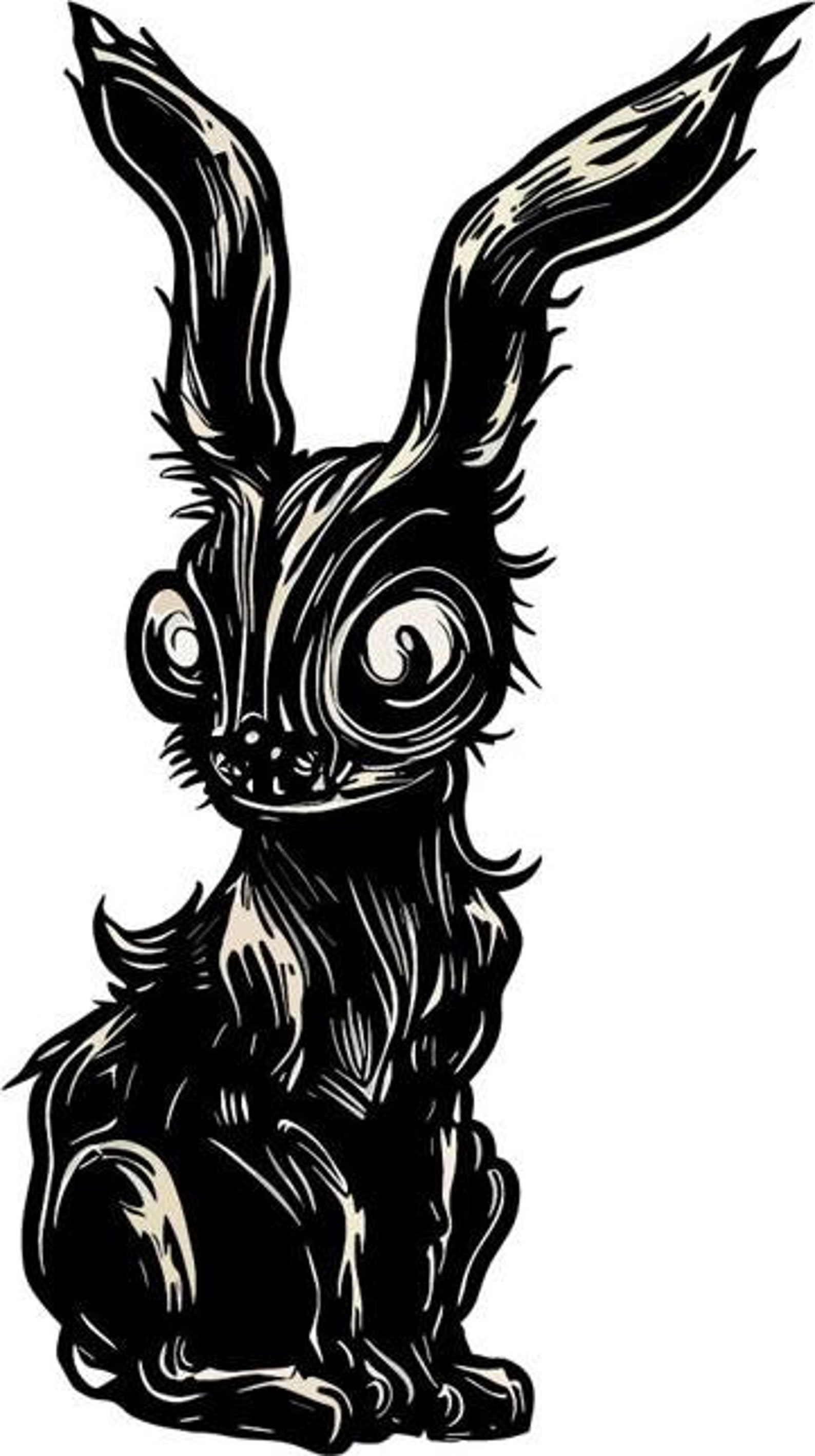 Creepy Rabbits T-shirts, Stickers, Sublimation - Etsy