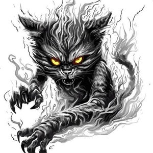 Collection de chats effrayants