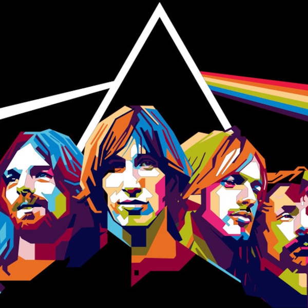 Pink Floyd Pattern Pink Floyd the Wall Stencil - Etsy