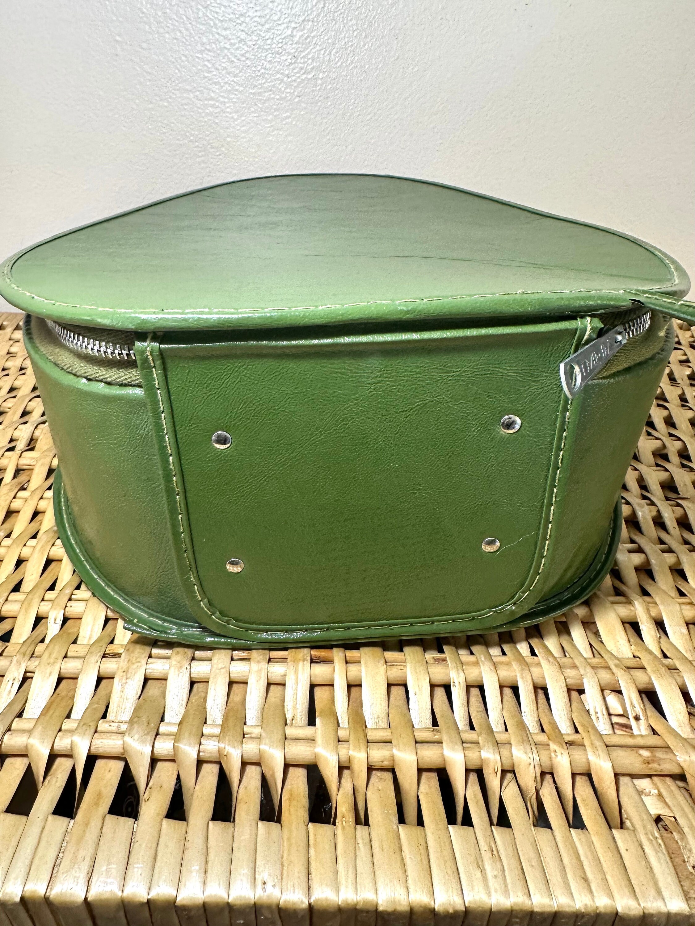 Vintage MCM 60's Travel Case Train Case Travel Bag Etsy