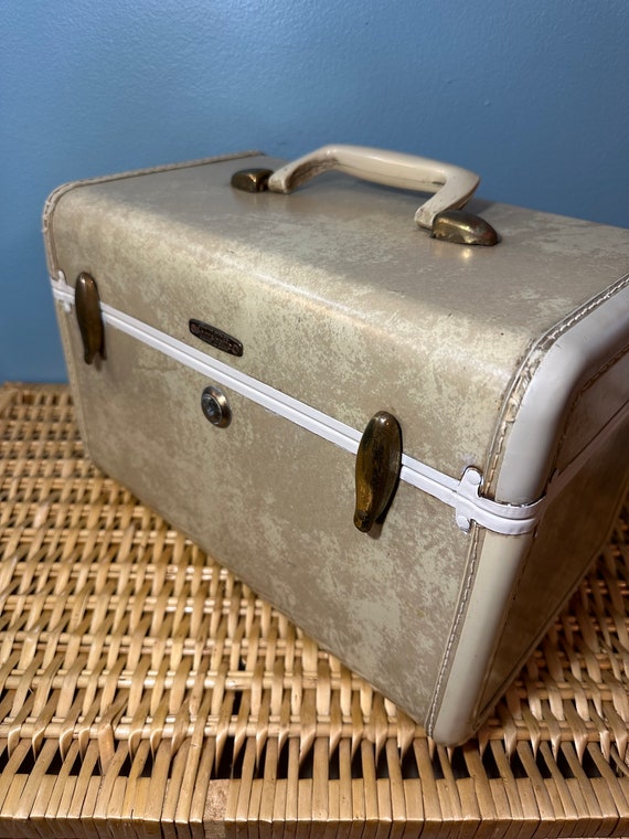 Vintage 1950's Samsonite Train Case With Mirror No K… Gem