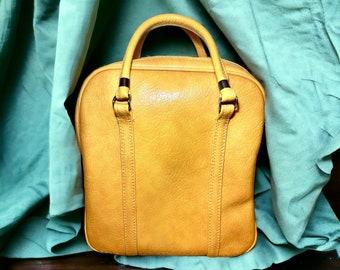 Vintage Yellow Amelia Earhart Carry-On Travel Bag, Weekender, Overnight Bag