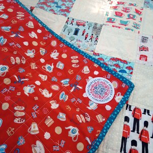 Unique gift for newborn. Handmade in Ireland. Modern nursery. Sustainable gift. Patchwork quilt. Gender neutral. Heirloom. Natural cotton.