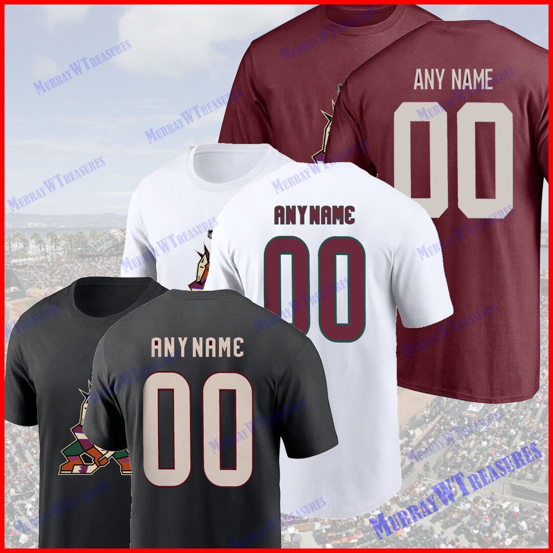 Personalized Arizona Hockey Team Shirt Arizona Custom Name & Etsy