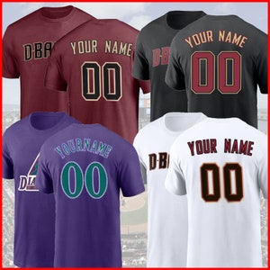 Baseball Arizona Diamondbacks Customized Number Kit for 2007-2015 Black Alternate  Jersey – Customize Sports