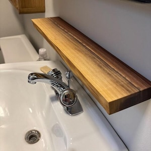 Black Walnut Live Edge Shelves 1&quot; Inch Thickness-Custom Orders