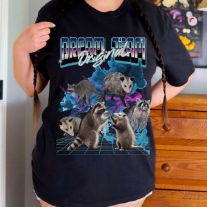 Retro Racoon Possum Shirt, 90s Vintage Style Raccoon Possum TShirt