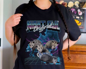 90s vintage Possum Shirt, Opossum TShirt, Funny Possum Shirt