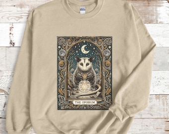 Opossum Tarot Card Shirt, Possum Shirt, Gift for Possum Lover, Opossum Sweater