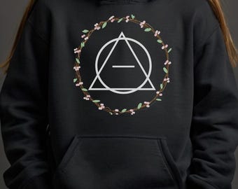 Therian Youth Heavy Blend Hooded Sweatshirt, Therian Symbol Shirt, Therian Sweatshirt for Kids