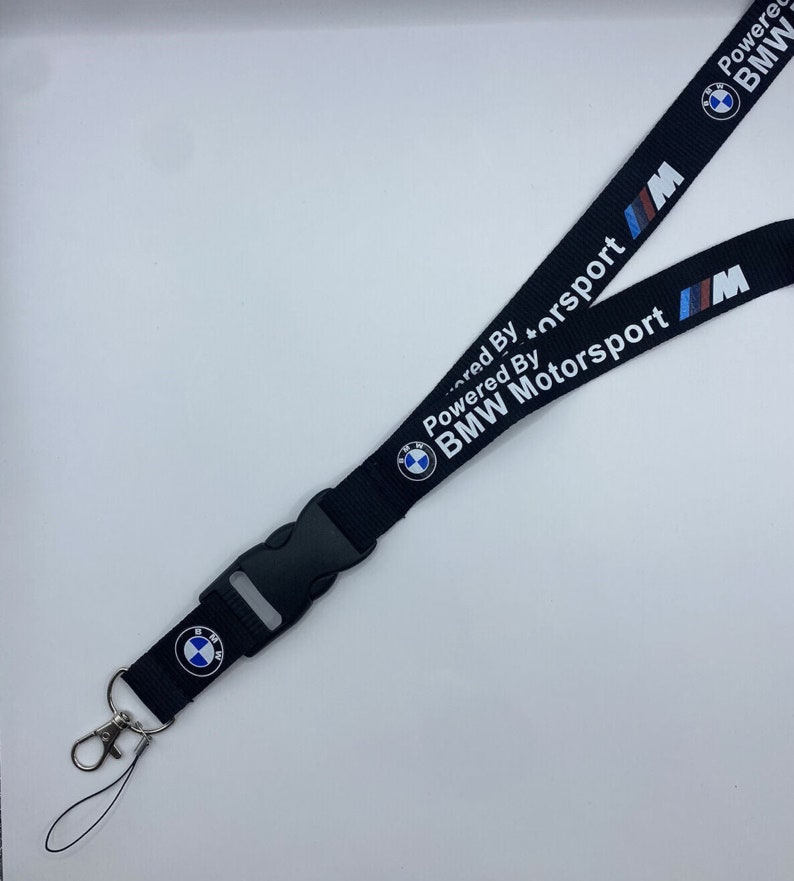 BMW Motorsport White Black Lanyard JDM for Car Keys Phones - Etsy