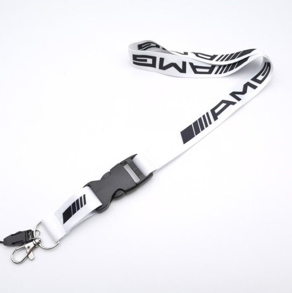 Mercedes Benz AMG Lanyard White Black for Car Keys Phones Etsy