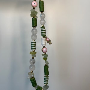 Mobile phone chain with ring