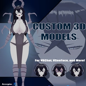 Aangepaste 3D-modellen | VTuber | VRChat | Modelreparatie: