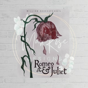 Romeo and Juliet Poster Instant Digital Download (PNG, JPEG)