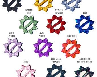 Pattie's Slides, Shirt Slide, Scarf Slide, Shirt Ring, Scarf Ring, T-Shirt Slide, T-Shirt Ring, Clothing, Accessories, Flower