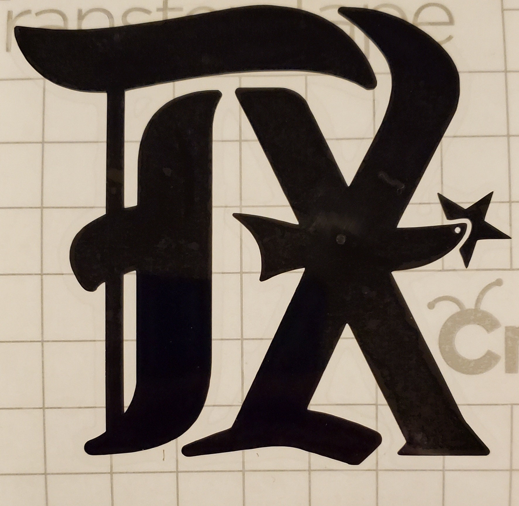 Texas Rangers City Connect TX Logo Vinyl Sticker Etsy