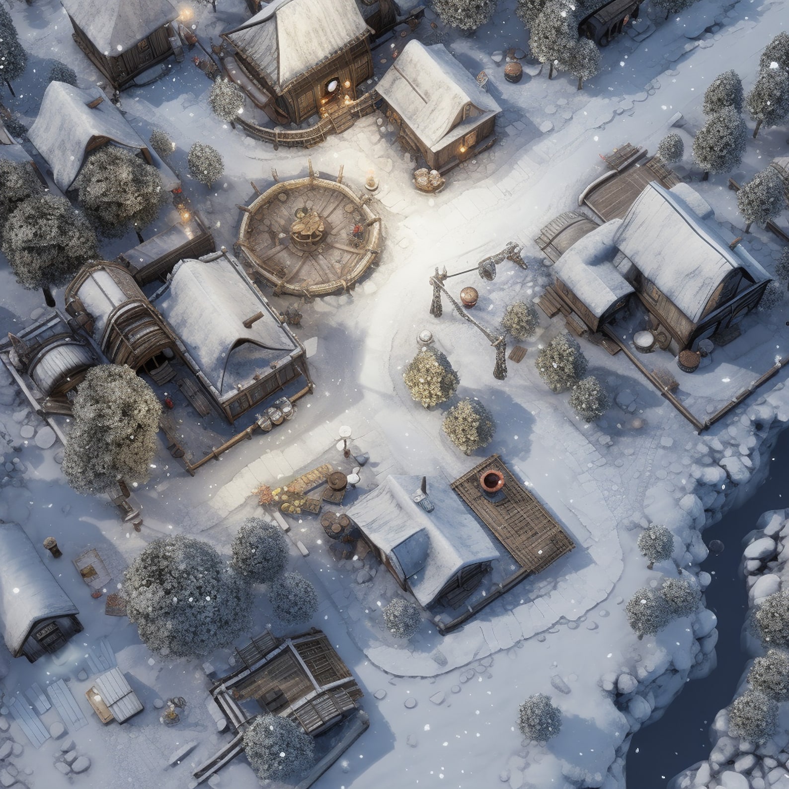 Rpg Arctic Races Snowy Battle Map Bundle, Snowy & Arctic Pack, 200+ Pack of High Detail ...