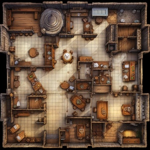 Cartes de bataille de taverne, lot de plus de 250 cartes de bataille de jeu de rôle détaillées, Donjons et dragons, cartes RPG, diverses cartes RPG de taverne image 6