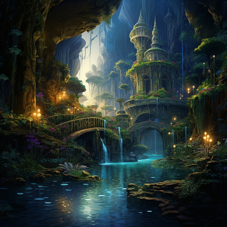Immersive RPG Landscape Bundle, 100 Pack of High Detail Scenes for ...