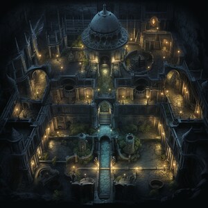 Cartes de bataille Underworld Underdark Dungeon, pack de plus de 200 cartes de bataille de jeu de rôle très détaillées, donjons et dragons, cartes RPG, cartes Underworld image 7