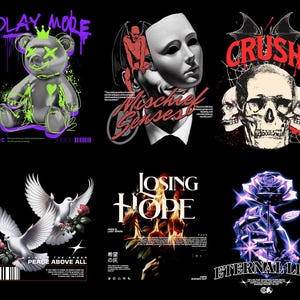 T-Shirt/Hoodie Premium Design bundle, Premium Streetwear Design, Modern T-Shirt/Hoodie Design (Please Read Description)
