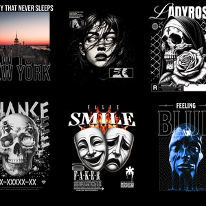 T-Shirt/Hoodie Premium Design bundle, Premium Streetwear Design, Modern T-Shirt/Hoodie Design (Please Read Description)